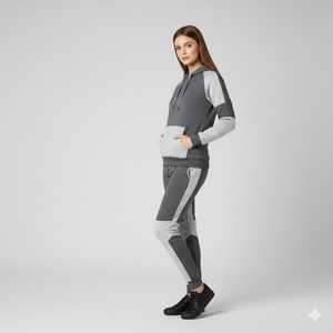 Chándales personalizados para hombres y mujeres, 2 uds., conjuntos de sudaderas con capucha, Joggers para hombre, gimnasios, chándales de Fitness, ropa deportiva, chándales - Product Image 2