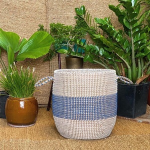 Vigifarm Seagrass Hand <b>Woven</b> <b>Baskets</b> Handicrafts for Multipurpose Various Designs and Colors - Product Image 6