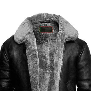 Breathable <b>Top</b> Design Pakistan Made Hot Selling Portable Customized New Style Men's Sheepskin Leather Sherpa Jacket <b>Fur</b> <b>Trim</b> - Product Image 2