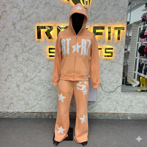 ชุดวอร์มมีซิปสำหรับผู้ชายสไตล์ยอดนิยมชุดวอร์มสำหรับผู้ชายดีไซน์ใหม่ - Product Image 1