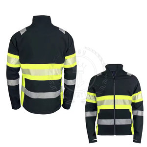 Custom Design Reflective Breathable CE Certified Safety <b>Jacket</b> Premium Quality Unisex Lightweight - Product Image 6