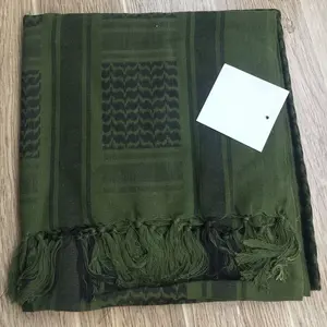 Hot Sale Best Selling New Warm Men's Use Scarf 100% Cotton Shemagh Tactical Scarf With Customize Logo - Product Image 6