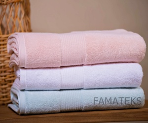 Súper absorbente sensación de lujo suave 100 algodón peinado turco personalizado Dobby borde toallas de baño respetuoso con el medio ambiente textiles para el hogar - Product Image 4