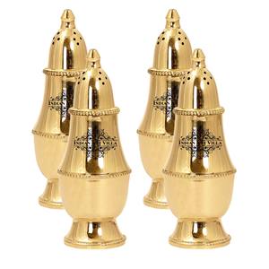 Salero y Pimentero de Latón de 60 ml para Hogar y Hotel, con Molinillo para Pimienta en Polvo - Product Image 4