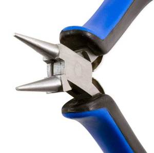 Alicates de Punta personalizados con Mango ergonómico de 5 pulgadas de acero al carbono duradero, herramientas para hacer joyas, abalorios, manualidades DIY, logotipo OEM al por mayor - Product Image 2