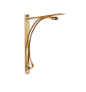 Support d'étagère multifonctionnel mural en fer moderne fini or Durable Salon Cuisine Salle de bain Balcon Armoire - Product Image 3