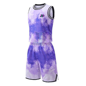 Uniforme de basket-ball professionnel en polyester, grande taille, durable, léger, respirant, évacuant l'humidité, facile à nettoyer - Product Image 2