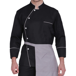 Nouveaux uniformes de chef 100% coton de qualité supérieure pour l'hôtel et le restaurant Uniformes de chef de dernière conception - Product Image 4