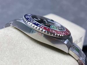 Reloj Mecánico de Lujo para Hombre, Resistente al Agua, con Esfera de Cerámica Roja y Azul, Logotipo Personalizado, Reloj Automático de Alta Gama - Product Image 3