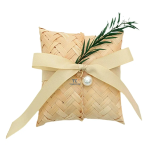 Meilleures ventes Nouveau design Coloré Vente en gros Portefeuille en bambou naturel pour femmes Panier à riz en bambou Rangement en bambou - Product Image 3