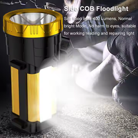 Lampe de poche d'urgence extérieure lumineuse et rechargeable pour le camping