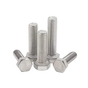 Din 931 Din 933 Hexagon Head Bolt Grade 4.8/ 8.8/ 10.9/ 12.9 Half Thread Hex Bolts And Nuts