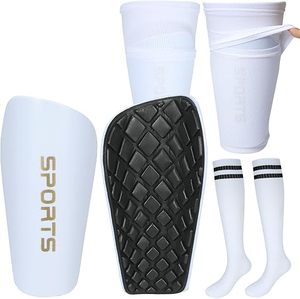 Protège-tibias légers de haute qualité pour hommes et femmes, manchon de protection confortable en cuir pour mollets, protection des tibias pour le football - Product Image 6