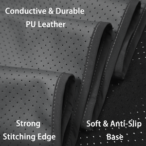 黑色PU皮革床用接地垫，导电透气防静电垫，促进睡眠和健康，厂家直供 - Product Image 4