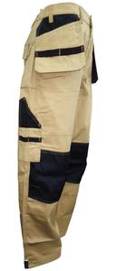 กางเกงผ้าโพลีเอสเตอร์สแปนเด็กซ์สำหรับผู้ชายกางเกงทำงานผ้าคอตตอนสำหรับอุตสาหกรรมเพื่อความปลอดภัย - Product Image 6