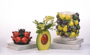 Großhandel Keramik Maßgefertigte Kreative Design-Keramikvase Zitrone für Wohnungsdekoration Porzellan Gemischte Früchte Deko-Töpfe - Product Image 4