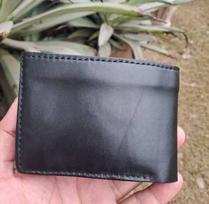 Anwar Enterprises Wholesale Genuine Leather RFID Blocking Candy Open Vintage Short Wallet <b>Men</b> Polyester Lining 4 Inch - Product Image 6