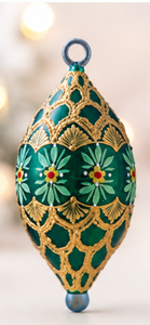 Ornements de Noël Artisanaux de Luxe, Clochettes Décoratives pour Arbre de Noël et Décorations en Forme de Goutte d'Eau - Product Image 2