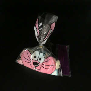 Venta de fábrica Logotipo de impresión de huecograbado personalizado Bolsa plana de plástico OPP para embalaje de dulces de piruleta con lazos de torsión - Product Image 5