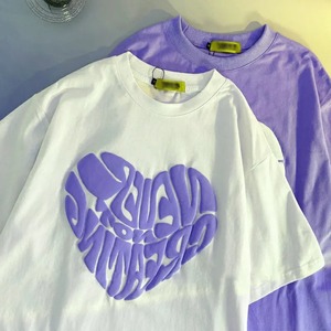 Hip Hop Puff impresión de alta calidad en blanco pesado algodón camisetas logotipo personalizado peso pesado gota hombro camiseta de gran tamaño - Product Image 2