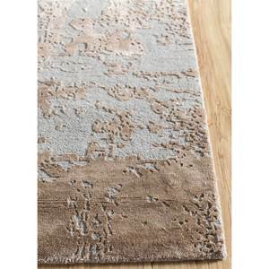 Tapis Kavi gris et noir noué à la main en laine et soie de bambou, épaisseur 10 mm, motif abstrait rectangulaire pour la maison, le couloir, projet Error Esk-431 - Product Image 4