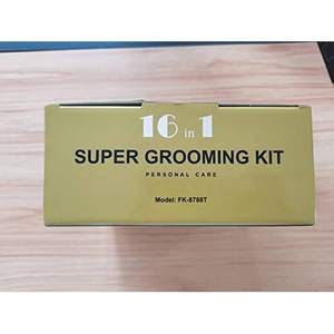 Kit de toilettage électrique sans fil pour hommes, tondeuse étanche pour barbe, poils du corps, oreilles et nez, avec source d'alimentation - Product Image 2