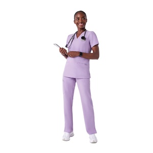 NOUVEAU Blouse d'hôpital pour femme, uniforme d'infirmière, tenue de travail médicale, durable, extensible, personnalisable, OEM, marque privée, fabricant d'usine - Product Image 1