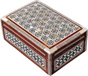 Cadeaux islamiques Mosquée du croissant Sadaquah Box Ramadan Tirelire en bois Eid Mubarak avec comptoir - Product Image 3