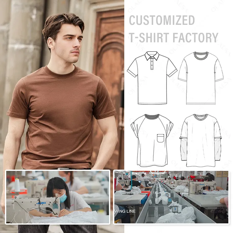 2023 Clothes Man T Shirts Custom Tshirt Tee T Shirt Manufacturer Oem Custom Mens T-Shirt For Man