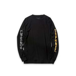 โซฟเน็ตแท้ๆ เสื้อยืด L/S [SOPH-189095] ผ้าเจอร์ซีย์ถัก ระบายอากาศได้ดี สไตล์ลำลองแนวสตรีท ลายเรียบ โอเวอร์ไซส์ แขนสั้น ไม่มีลาย - Product Image 1