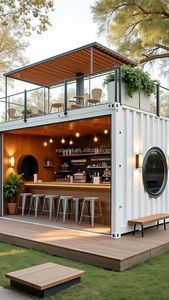 Contenedor Bar, Cafetería, Tienda, Cocina Móvil, Contenedor <span class=keywords><strong>de</strong></span> 10 pies, 20 pies, 40 pies, Casa Contenedor Restaurante a Precio Económico - Product Image 6