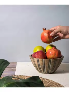 Vajilla de madera Cuenco Ecológico Fiesta en casa Cuenco de madera de glowin fashion - Product Image 5