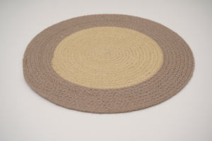 Set de table en coton tressé 40 x 40 cm, fait main, écologique, pour table à manger, vaisselle, vente en gros, export en vrac - Product Image 4