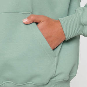 Sudadera con capucha de otoño e invierno para hombres y mujeres 100% algodón estampado callejero sudadera tela polar suelta - Product Image 3