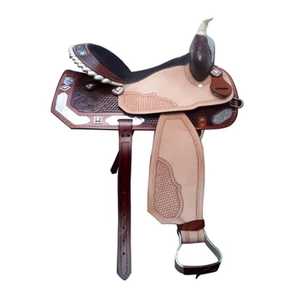 Selle de cheval en cuir occidental authentique de qualité supérieure fabriquée à la main pour un confort durable et style - Product Image 1