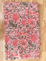 Tissu en coton indien imprimé à la main, écologique, séchage rapide, motifs floraux attrayants, pour rideaux de fenêtre, chemises pour garçons, sacs