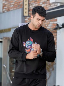 Sudadera de Cuello Redondo para Hombre con Logotipo Personalizado, Sudadera Lisa de Alta Calidad, OEM ODM, Sudadera Blanca al por Mayor - Product Image 5