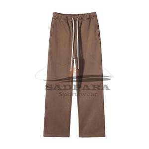 Pantalon de survêtement évasé personnalisé de haute qualité pantalon de survêtement coupe ajustée vêtements de sport décontractés à la mode confortable pantalon pour hommes en coton éponge - Product Image 6