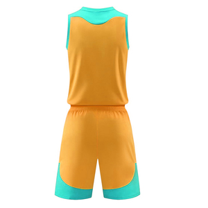 Conjunto de uniforme de baloncesto de verano para hombre personalizado pantalones cortos impresos BSCI de buena calidad con su propio diseño de logotipo - Product Image 2