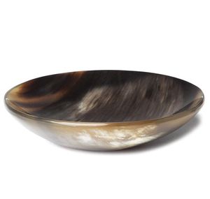 DECORACIÓN CALIDAD ARTESANAL CUENCO DE CUERNO DE ALTO PULIDO Utensilios de cocina para servir sopa Fideos Cuenco de cuerno elegante - Product Image 1