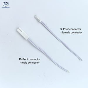 杜邦连接器 SMD LED 灯带线 2 针公头母头连接器 15 毫米铜导体 PVC 绝缘 12V 额定电压-电子用途 - Product Image 3