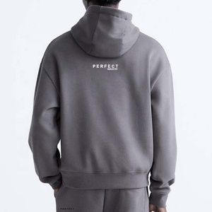 Mens 100% Cotton Hoddies Custom Logo Plain Blank <b>Hoodies</b> <b>Fleece</b> Cotton Oversized Dropshoulder Hoodie Sweatshirt Unisex <b>Hoodies</b> - Product Image 3