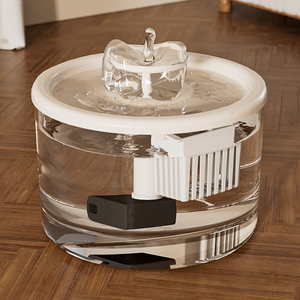 Juego de fuente de agua y tazón de comida 2 en 1 para gatos, estación de alimentación automática para mascotas, dispensador con filtro circulante para perros pequeños y gatos - Product Image 4