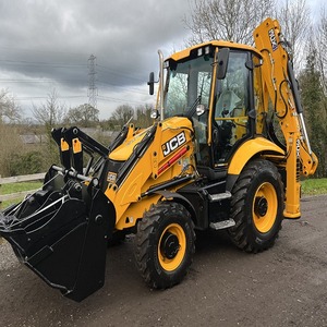 Chargeuse-pelleteuse JCB 3cx haute performance avec godet de rétrocaveuse, meilleure machine de chantier avec pompe à moteur et composants PLC essentiels - Product Image 2