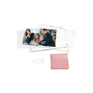 กรอบรูปอะคริลิคที่มีน้ำหนักเบารุ่น ODM ที่วางรูปภาพตั้งโต๊ะโปร่งใสโปร่งใสปรับแต่งได้ทันสมัย - Product Image 4