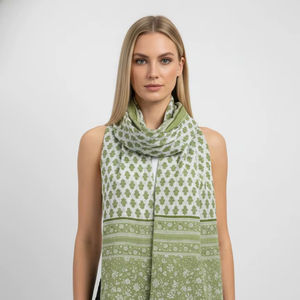 ผ้าคลุมไหล่ลายพิมพ์ชนเผ่าทำมือสำหรับฤดูร้อน ผ้าฝ้ายพิมพ์ลาย ผ้าคลุมไหล่พิมพ์ลายทำมือ ผ้าคลุมไหล่ผ้าฝ้ายลายพิมพ์ชนเผ่า - Product Image 1