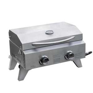 Parrilla Portátil de Acero Inoxidable Hyxion de <span class=keywords><strong>2</strong></span> Quemadores - Product Image 4