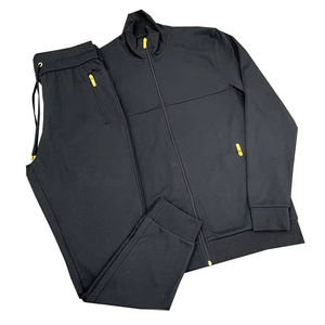 Conjunto Deportivo Personalizado con Rayas, Diseño OEM, Traje de Entrenamiento de Fútbol, Traje Deportivo para Hombre, Conjunto de Dos Piezas con Cremallera para Béisbol - Product Image 1