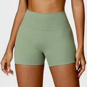 <b>Women's</b> Shorts <b>Women</b> Mid Waist Shorts Girl <b>Slim</b> Fit High Stretchy Short <b>Trousers</b> Female Tight For Ladies Running Shorts - Product Image 4