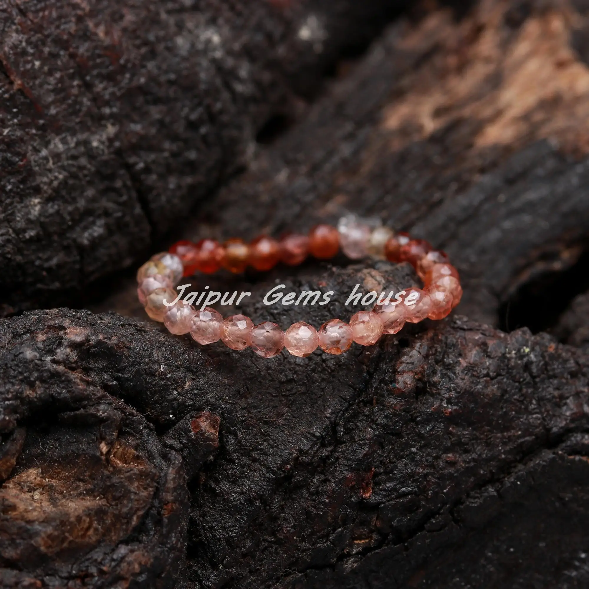 Penjualan paling laris cincin Spinel merah asli alami indah cincin manik-manik Spinel merah perhiasan minimalis manik-manik batu permata perhiasan tulang belakang